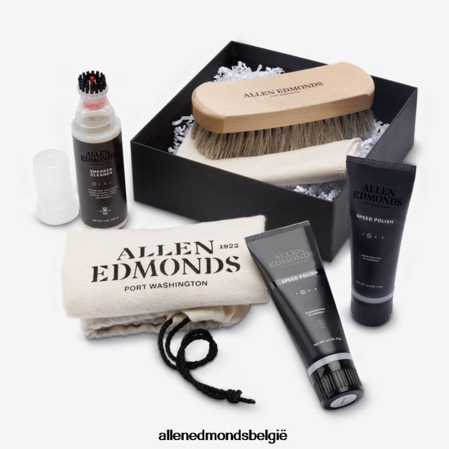 uniseks Allen Edmonds onderhoudspakket voor sneakers zwart wit HDSF45633