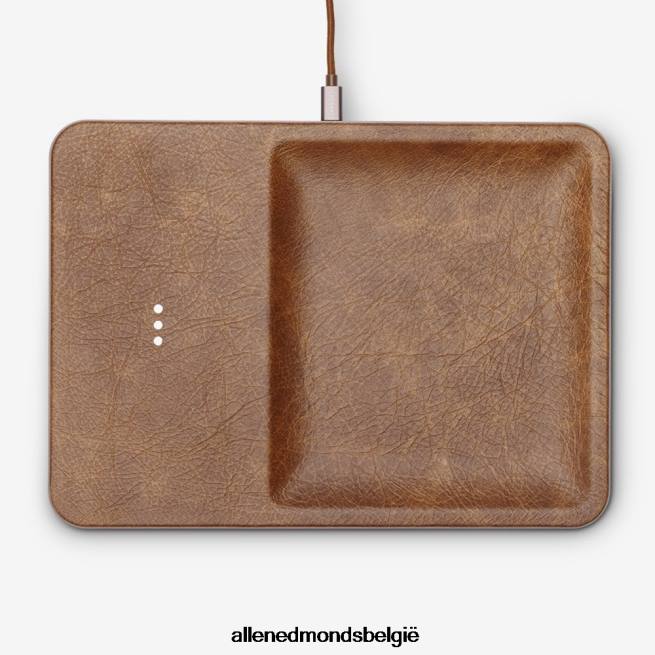 uniseks Allen Edmonds courant vangst: 3 valet oplaadlade bruin leer HDSF45390