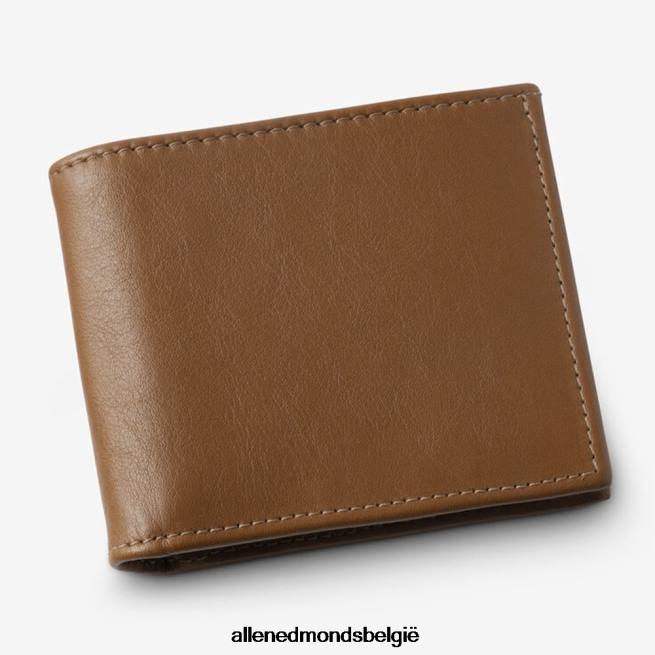uniseks Allen Edmonds rfid vachetta executive tweevoudige portemonnee walnoot bruin HDSF45401