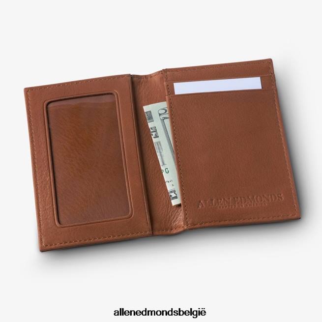 uniseks Allen Edmonds rfid vachetta-kaarthouder met id-houder bruin HDSF45340
