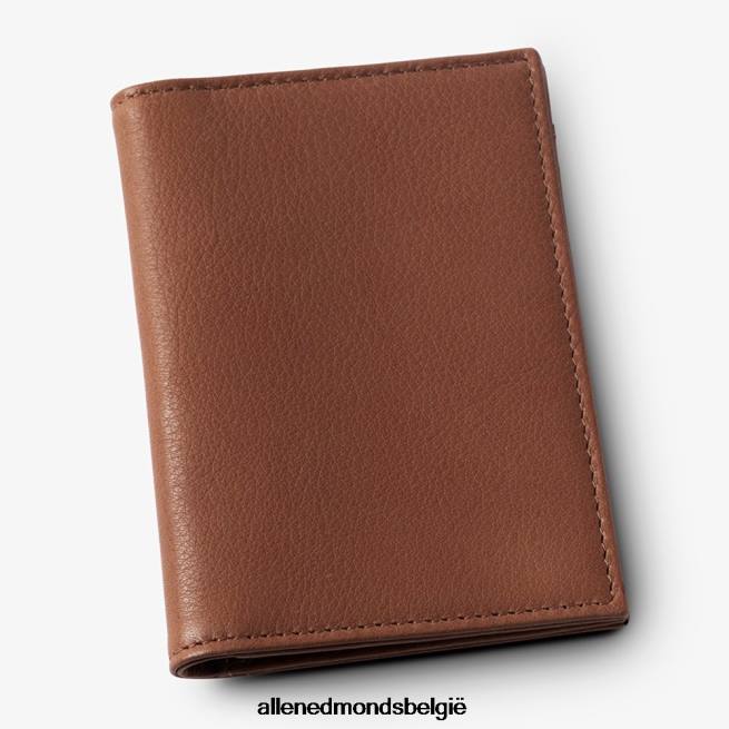 uniseks Allen Edmonds rfid vachetta-kaarthouder met id-houder bruin HDSF45340