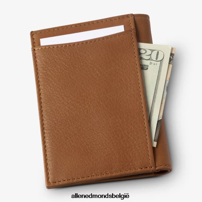 uniseks Allen Edmonds rfid vachetta-kaarthouder met id-houder walnoot bruin HDSF45583