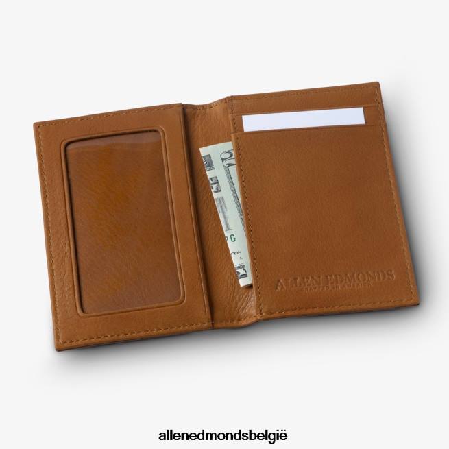 uniseks Allen Edmonds rfid vachetta-kaarthouder met id-houder walnoot bruin HDSF45583