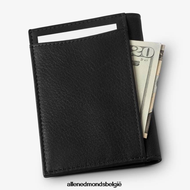 uniseks Allen Edmonds rfid vachetta-kaarthouder met id-houder zwart HDSF45582