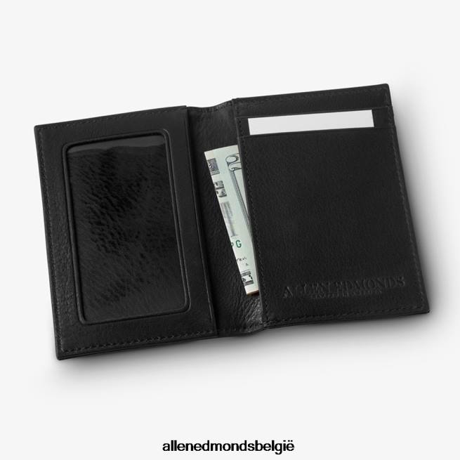 uniseks Allen Edmonds rfid vachetta-kaarthouder met id-houder zwart HDSF45582
