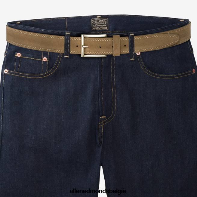 uniseks Allen Edmonds bourbon street suède jurk riem taupe HDSF45571