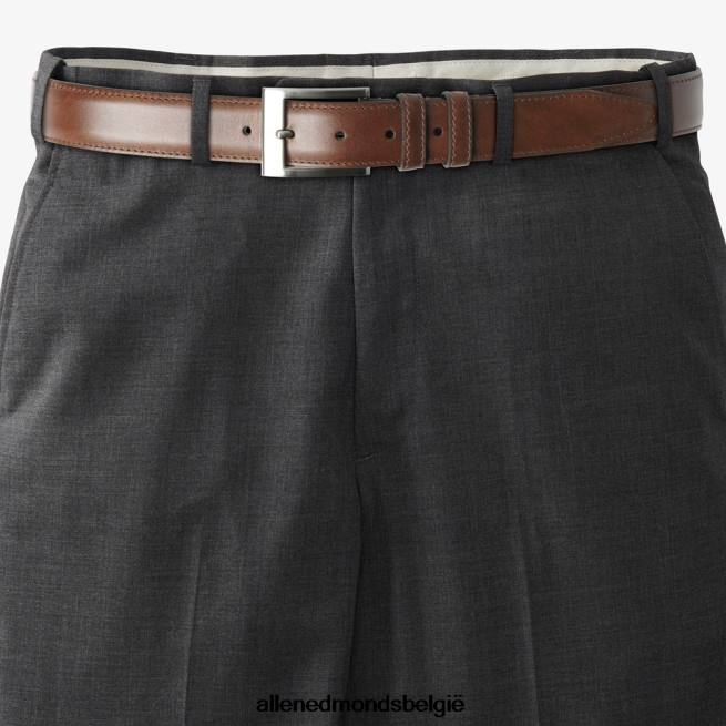 uniseks Allen Edmonds brede basic jurk riem chili leer HDSF45549