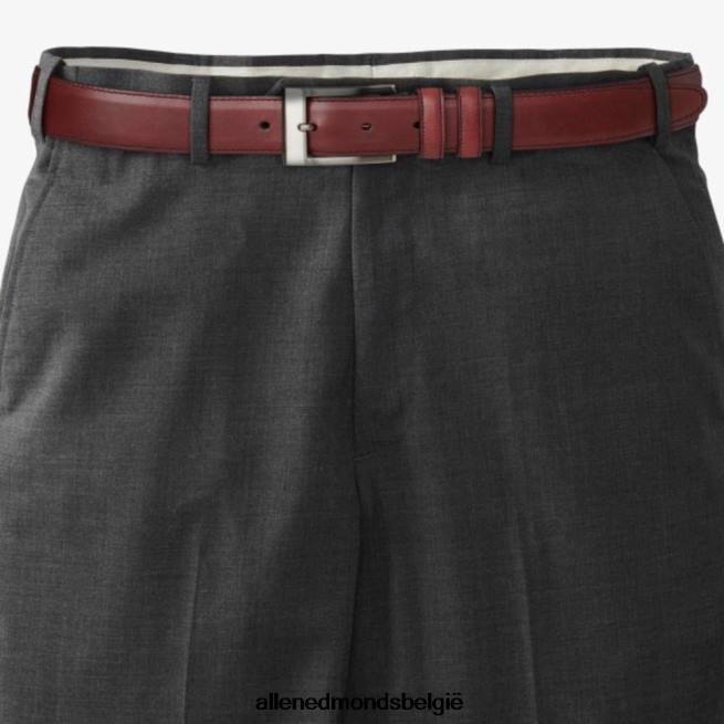 uniseks Allen Edmonds brede basic jurk riem ossenbloed HDSF45547