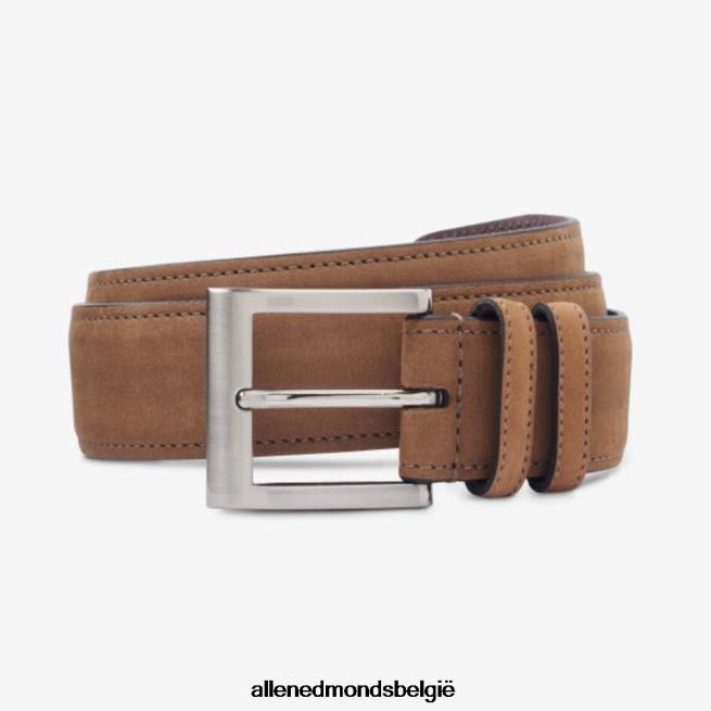 uniseks Allen Edmonds brede basic suède jurkriem bruinen HDSF45306