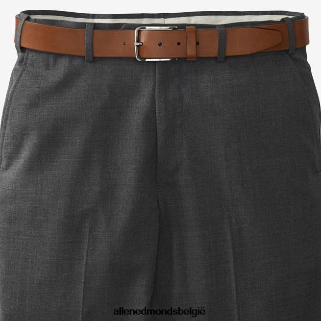 uniseks Allen Edmonds broadway avenue jurk casual riem walnoot bruin HDSF45553