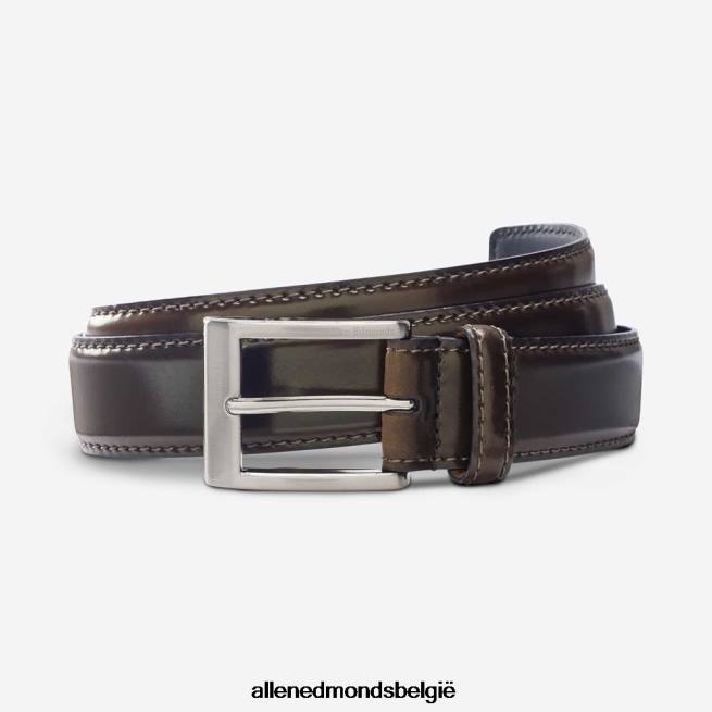 uniseks Allen Edmonds cordovan avenue ii jurk riem bruin HDSF45558