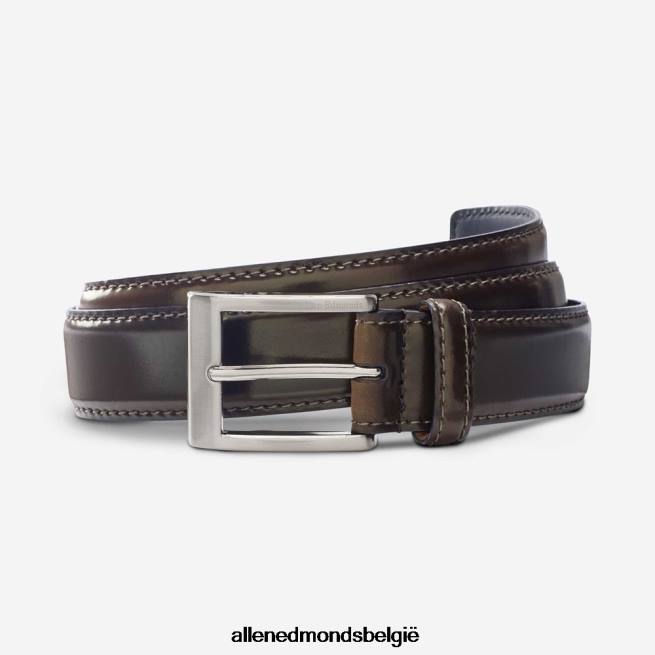 uniseks Allen Edmonds cordovan avenue ii jurk riem bruin HDSF45558