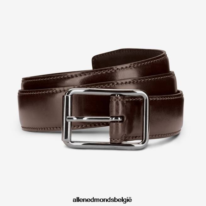 uniseks Allen Edmonds cordovan avenue jurk riem bruin HDSF45356