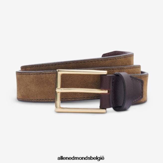 uniseks Allen Edmonds cyrus avenue jurk riem walnoot bruin HDSF45567