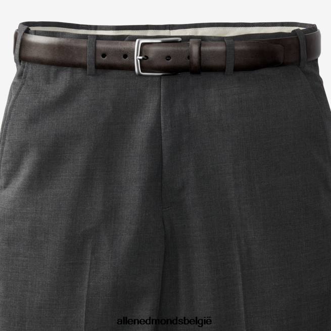 uniseks Allen Edmonds glazen laan jurk riem koolstof grijs HDSF45557