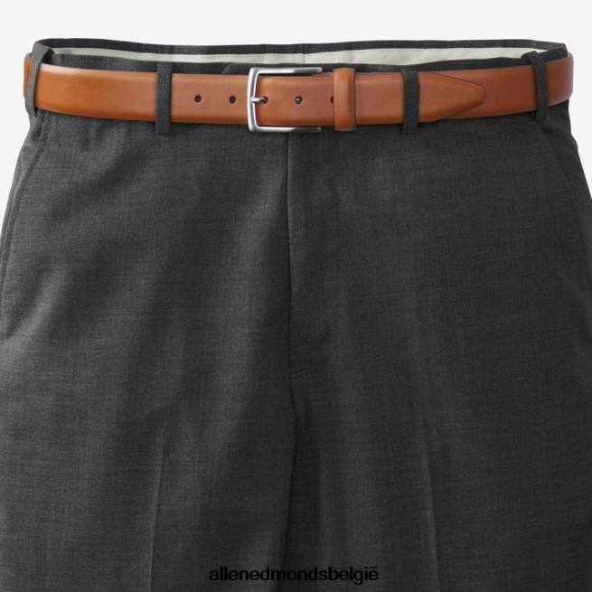 uniseks Allen Edmonds glazen laan jurk riem walnoot bruin HDSF45289