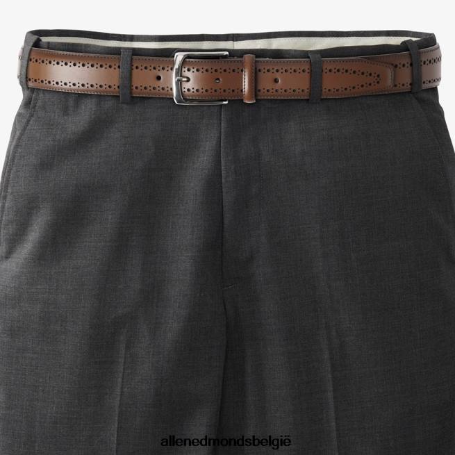 uniseks Allen Edmonds manistee jurk riem bruin leer HDSF45544