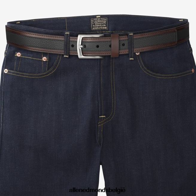 uniseks Allen Edmonds nashua straat casual riem zwart HDSF45303