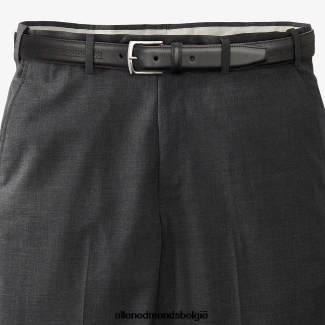 uniseks Allen Edmonds staat street dress riem zwart HDSF45584