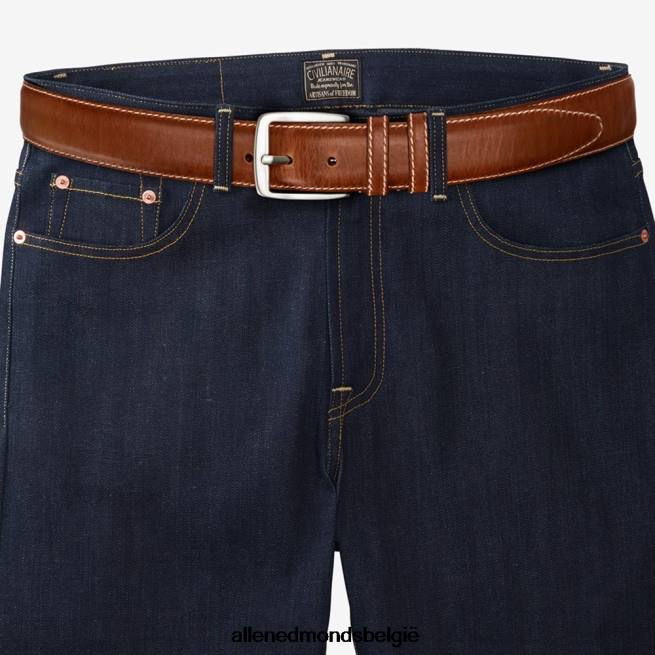 uniseks Allen Edmonds yukon casual chromexcel leren riem bruin HDSF45565