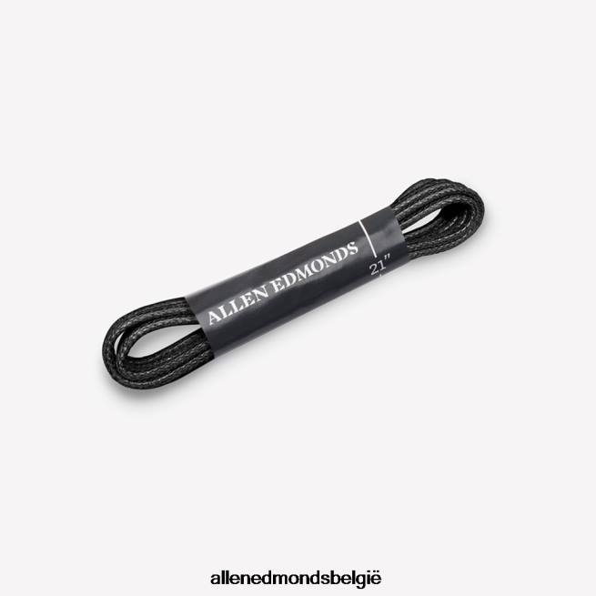 uniseks Allen Edmonds kleine ronde geglazuurde vervangende veters zwart 21 HDSF45638