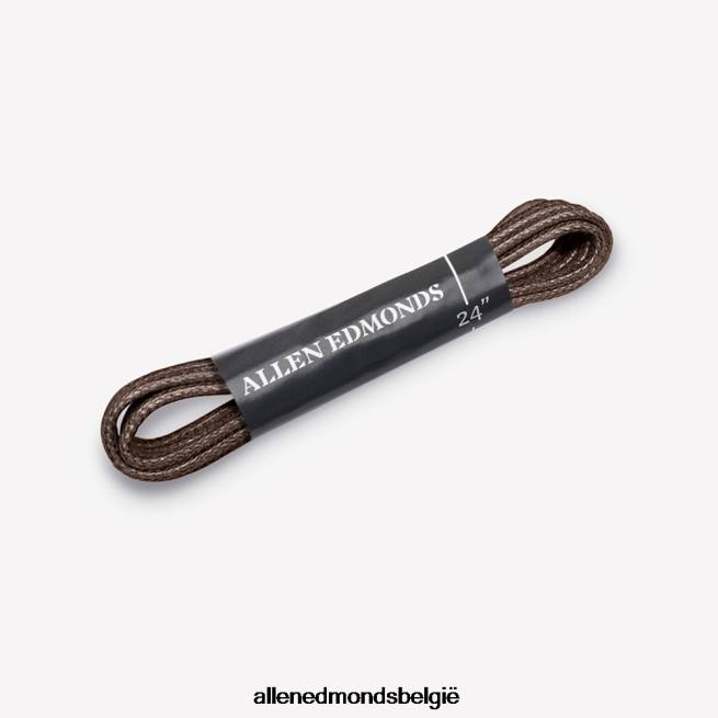 uniseks Allen Edmonds medium ronde geglazuurde vervangende veters bruin 24 HDSF45461