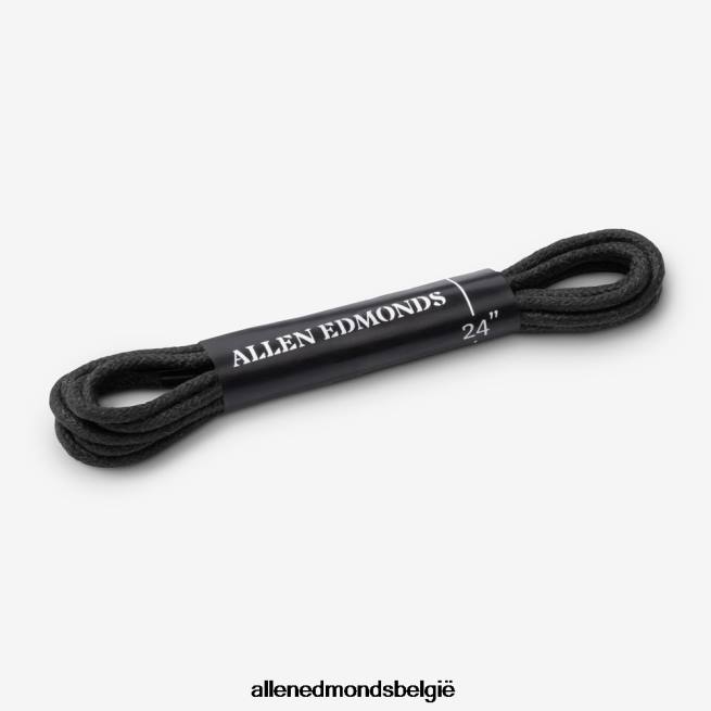 uniseks Allen Edmonds medium ronde geglazuurde vervangende veters zwart HDSF45452