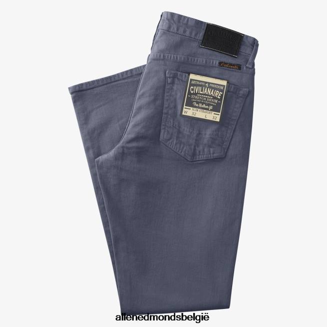 uniseks Allen Edmonds Civilaire walker slim-straight fit jeans leisteen blauw HDSF45502