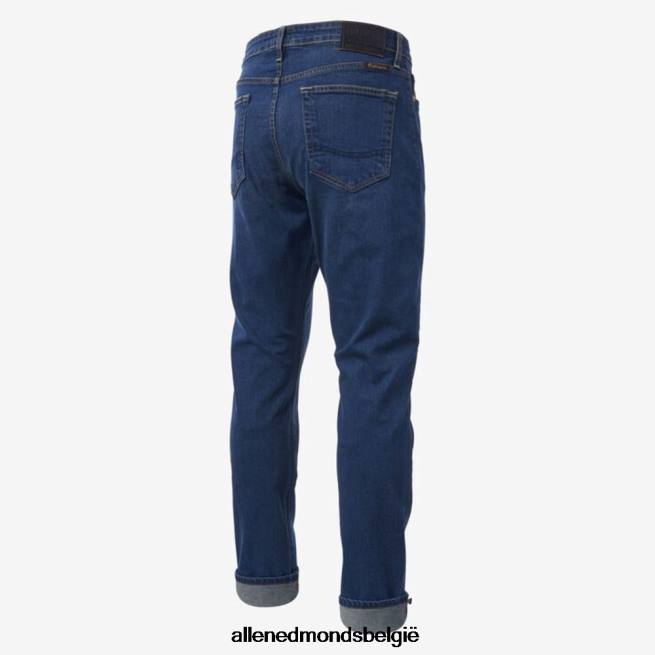 uniseks Allen Edmonds Civilaire walker slim-straight fit jeans medium spoeling blauw HDSF45500