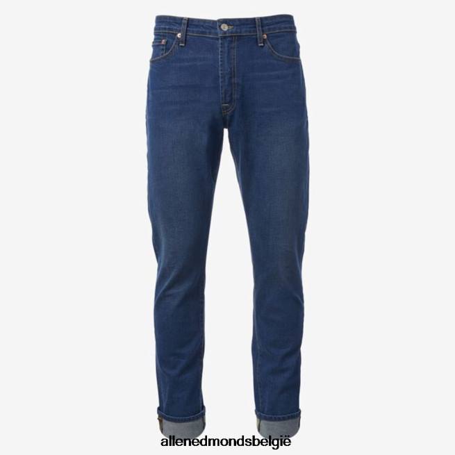 uniseks Allen Edmonds Civilaire walker slim-straight fit jeans medium spoeling blauw HDSF45500
