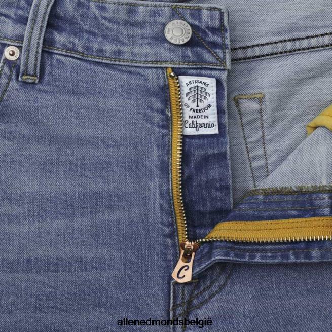 uniseks Allen Edmonds Civilaire walker slim-straight fit jeans middelmatig verweerd blauw HDSF45503