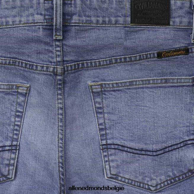 uniseks Allen Edmonds Civilaire walker slim-straight fit jeans middelmatig verweerd blauw HDSF45503