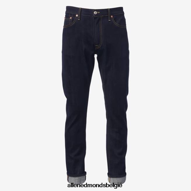 uniseks Allen Edmonds civilaire - walker slanke jeans met rechte pijpen in overdye raw overdye ruw blauw HDSF45161