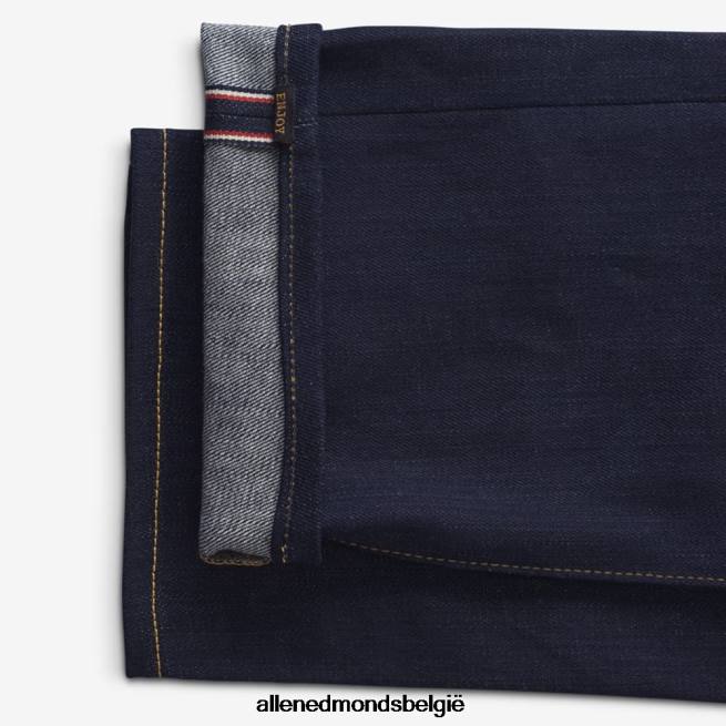 uniseks Allen Edmonds civilaire - walker slanke jeans met rechte pijpen in overdye raw overdye ruw blauw HDSF45161