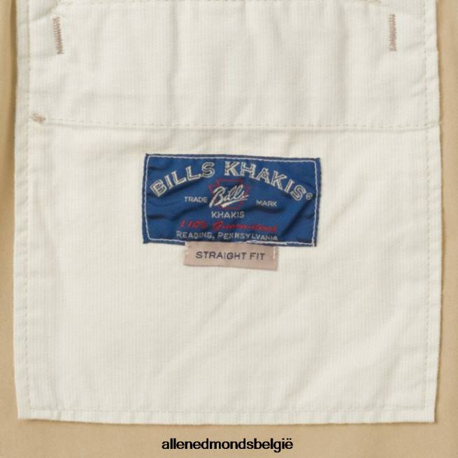 uniseks Allen Edmonds nette kaki broek met klassieke pasvorm khaki HDSF45169