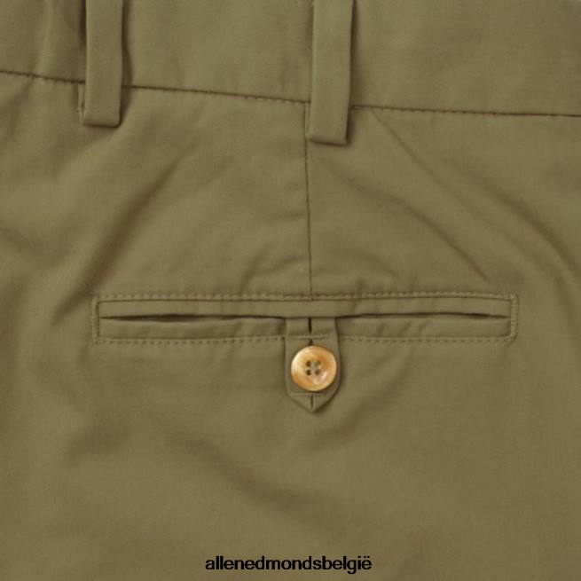 uniseks Allen Edmonds nette kaki broek met klassieke pasvorm olijf HDSF45505