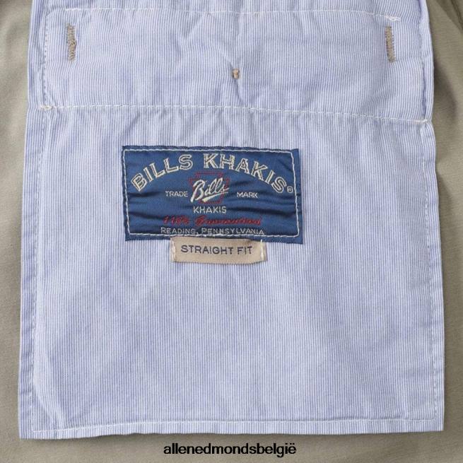 uniseks Allen Edmonds prestatiegerichte broek met rechte pasvorm grijs HDSF45177