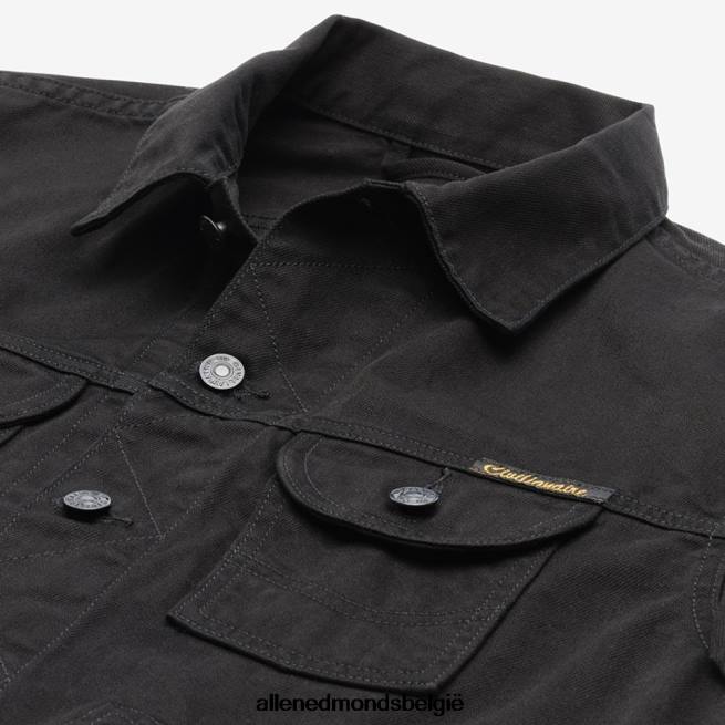 uniseks Allen Edmonds burger spijkerjasje zwarte spoeling HDSF45194