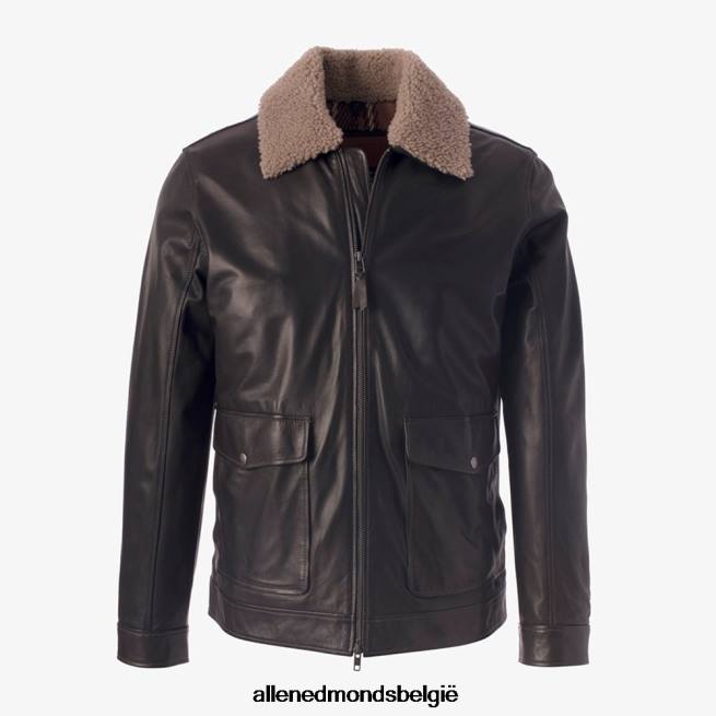 uniseks Allen Edmonds lamsvel bommenwerper bruin HDSF45159