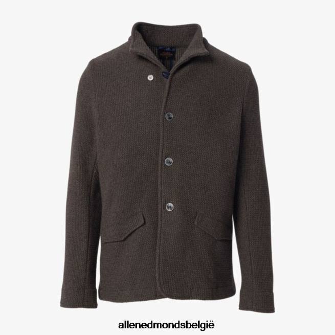 uniseks Allen Edmonds wollen gebreide blazer lichtbruin HDSF45508