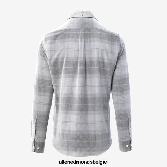 uniseks Allen Edmonds Barbour Blair getailleerd overhemd grijs HDSF45209