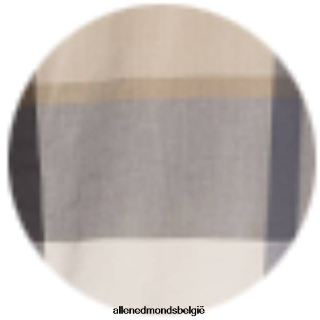 uniseks Allen Edmonds Barbour Harris getailleerd overhemd bruinen HDSF45539