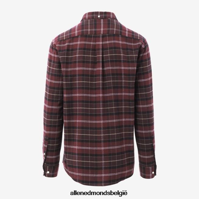 uniseks Allen Edmonds barbour kyeloch getailleerd overhemd rood HDSF45225