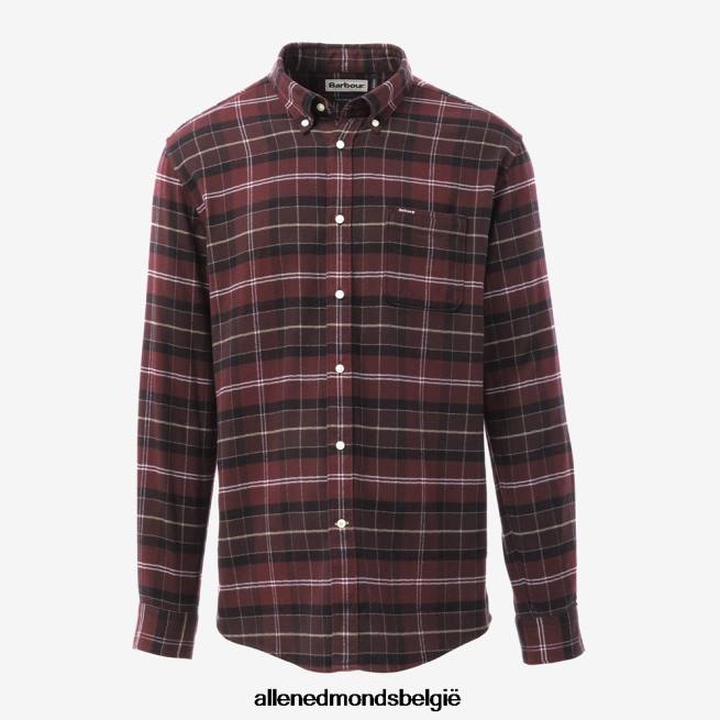 uniseks Allen Edmonds barbour kyeloch getailleerd overhemd rood HDSF45225