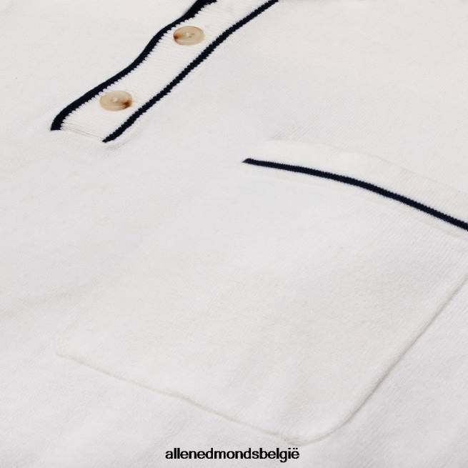 uniseks Allen Edmonds de normale merk robles gebreide polo wit HDSF45496