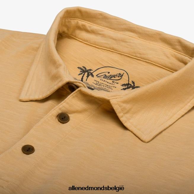 uniseks Allen Edmonds grijzers south bay slub polo ananas HDSF45193