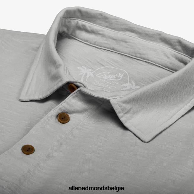 uniseks Allen Edmonds grijzers south bay slub polo grijs HDSF45524