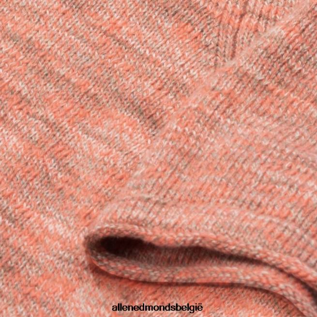 uniseks Allen Edmonds herfst kasjmier katoenen gebreide polo oranje HDSF45497