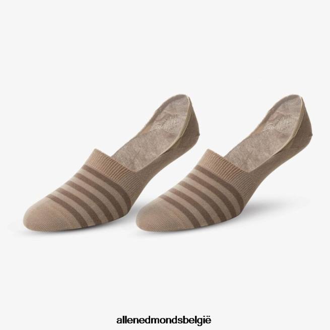 uniseks Allen Edmonds no-show sokken set van 2 paar kaki/indigo HDSF45185