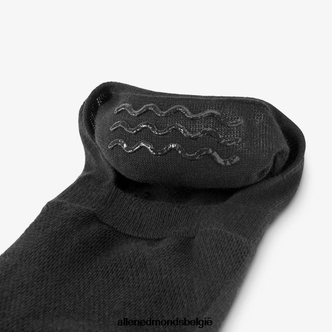 uniseks Allen Edmonds no-show sokken set van 2 paar zwart/kaki HDSF45515